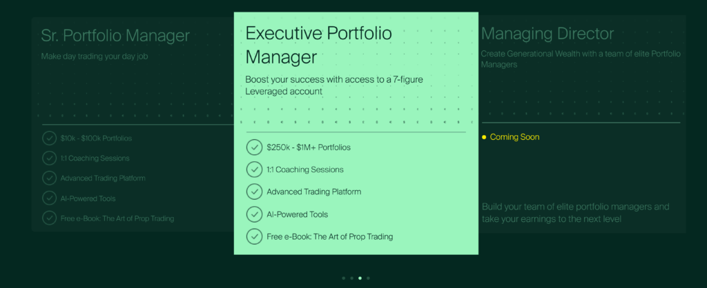 Executive Portfolio Manager challenge